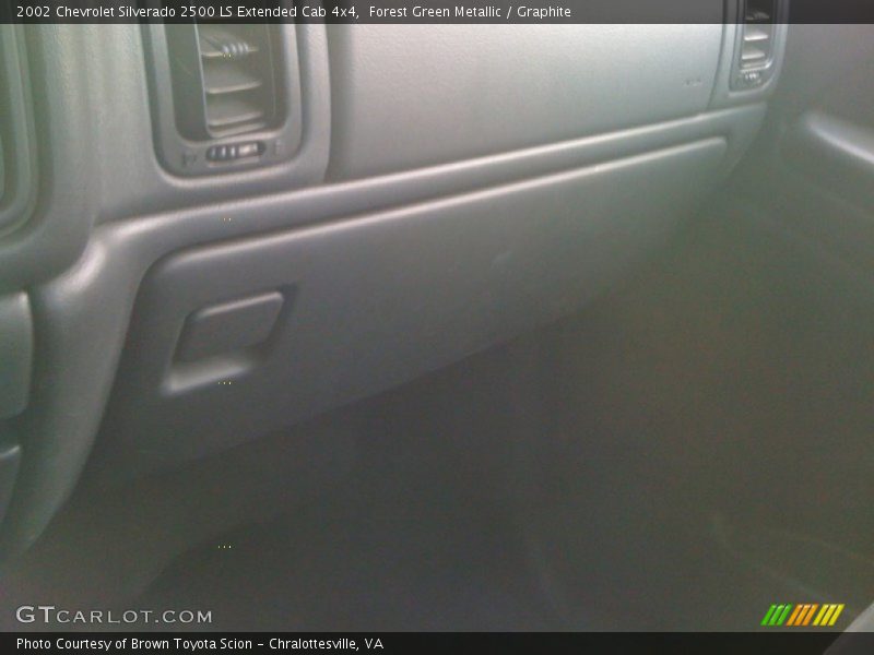 Forest Green Metallic / Graphite 2002 Chevrolet Silverado 2500 LS Extended Cab 4x4