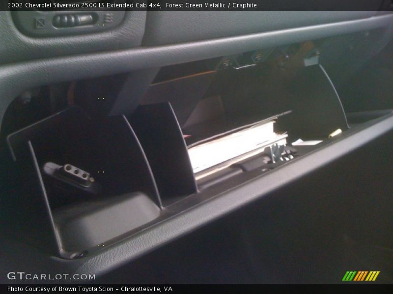 Forest Green Metallic / Graphite 2002 Chevrolet Silverado 2500 LS Extended Cab 4x4