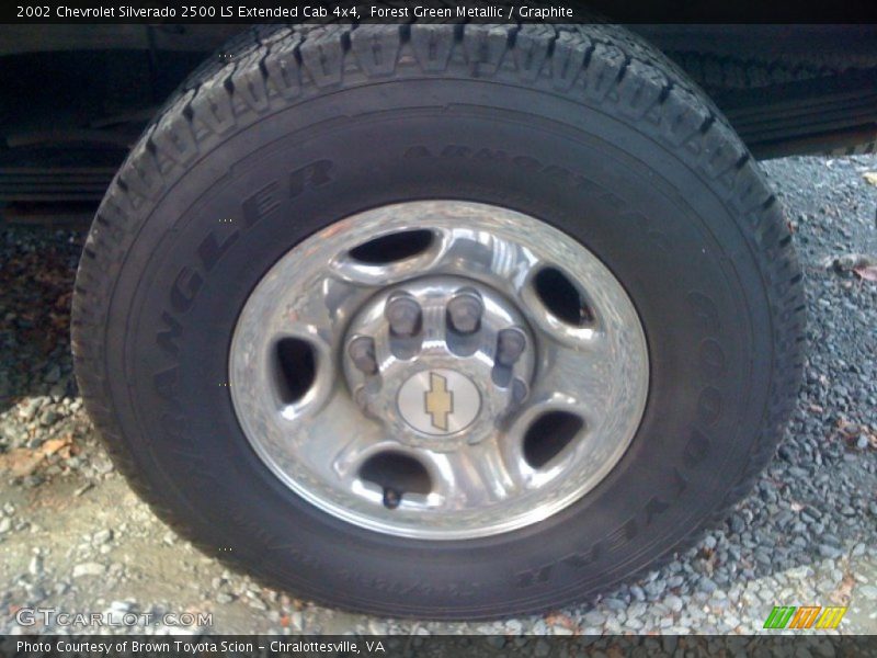 Forest Green Metallic / Graphite 2002 Chevrolet Silverado 2500 LS Extended Cab 4x4