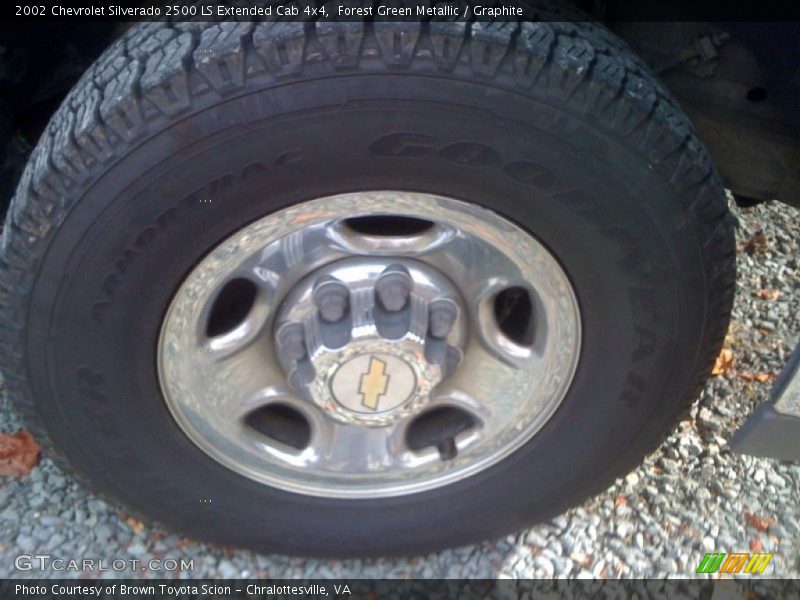 Forest Green Metallic / Graphite 2002 Chevrolet Silverado 2500 LS Extended Cab 4x4