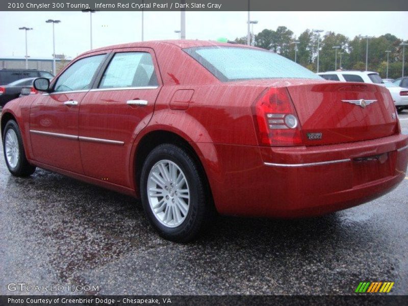 Inferno Red Crystal Pearl / Dark Slate Gray 2010 Chrysler 300 Touring