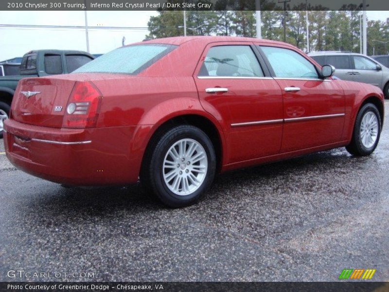 Inferno Red Crystal Pearl / Dark Slate Gray 2010 Chrysler 300 Touring