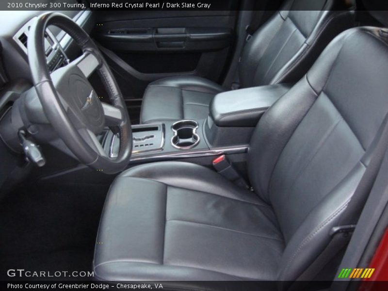 Inferno Red Crystal Pearl / Dark Slate Gray 2010 Chrysler 300 Touring