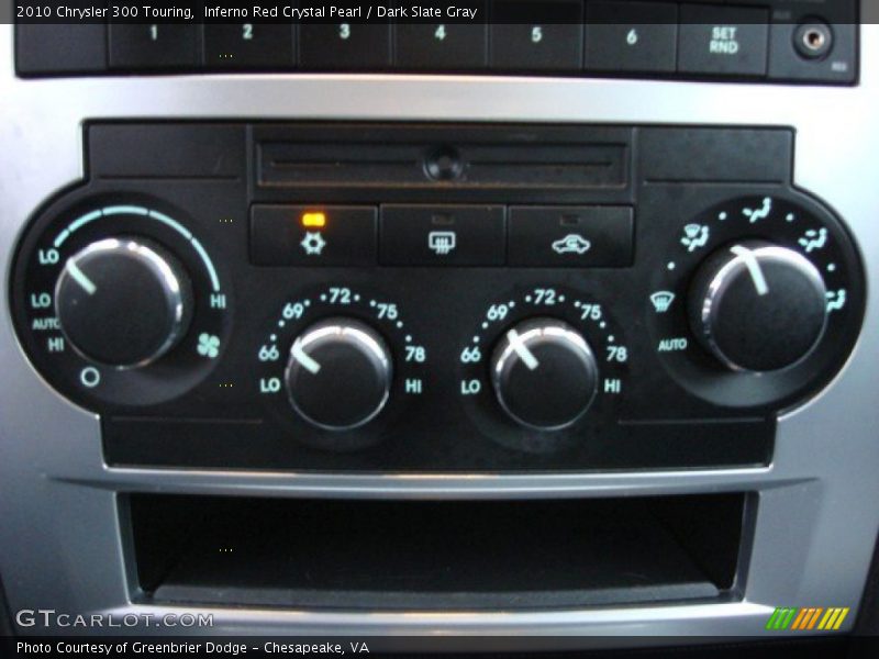 Inferno Red Crystal Pearl / Dark Slate Gray 2010 Chrysler 300 Touring