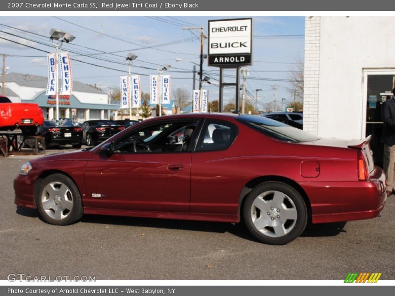Red Jewel Tint Coat / Ebony Black 2007 Chevrolet Monte Carlo SS