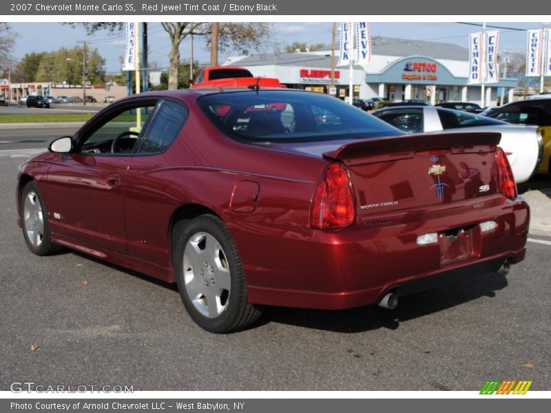Red Jewel Tint Coat / Ebony Black 2007 Chevrolet Monte Carlo SS