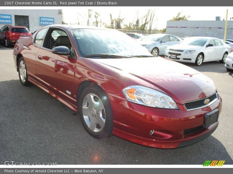 Red Jewel Tint Coat / Ebony Black 2007 Chevrolet Monte Carlo SS