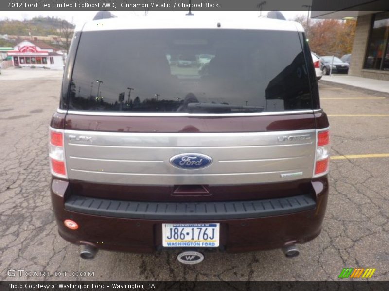 Cinnamon Metallic / Charcoal Black 2012 Ford Flex Limited EcoBoost AWD