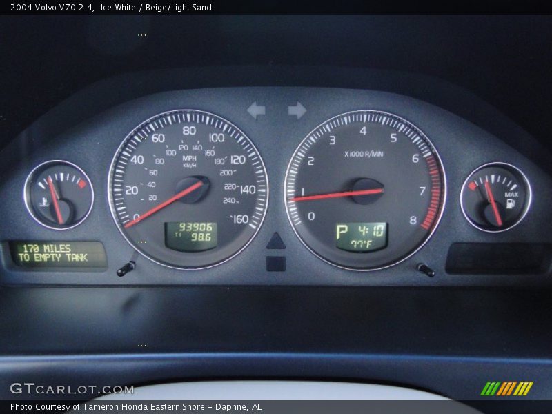  2004 V70 2.4 2.4 Gauges
