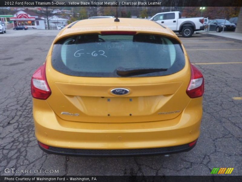  2012 Focus Titanium 5-Door Yellow Blaze Tricoat Metallic