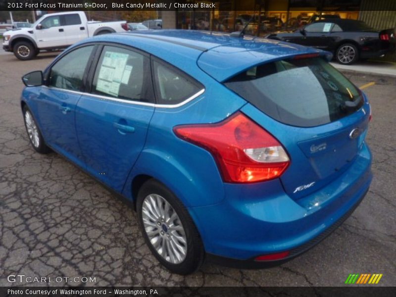  2012 Focus Titanium 5-Door Blue Candy Metallic