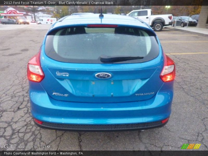  2012 Focus Titanium 5-Door Blue Candy Metallic