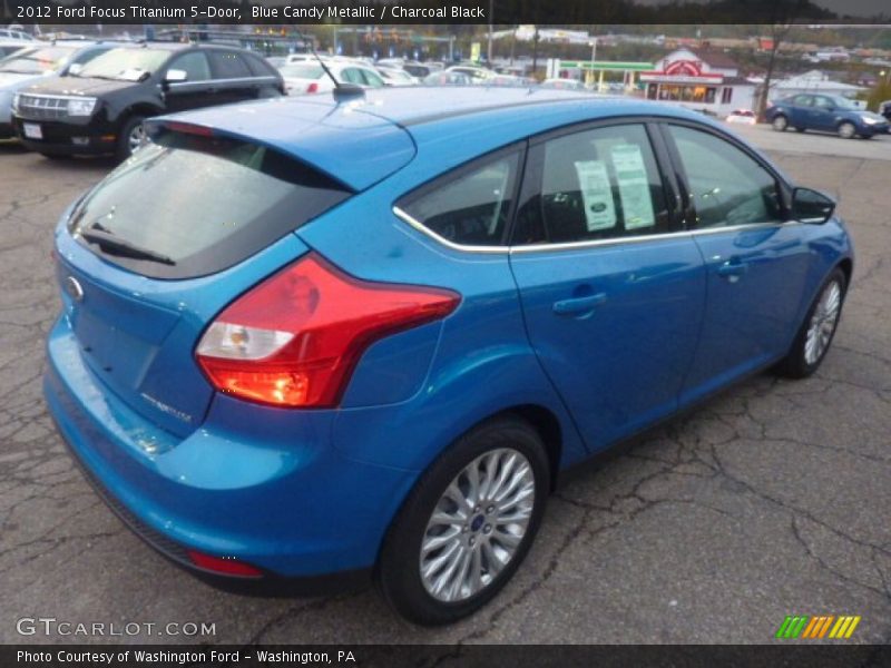  2012 Focus Titanium 5-Door Blue Candy Metallic