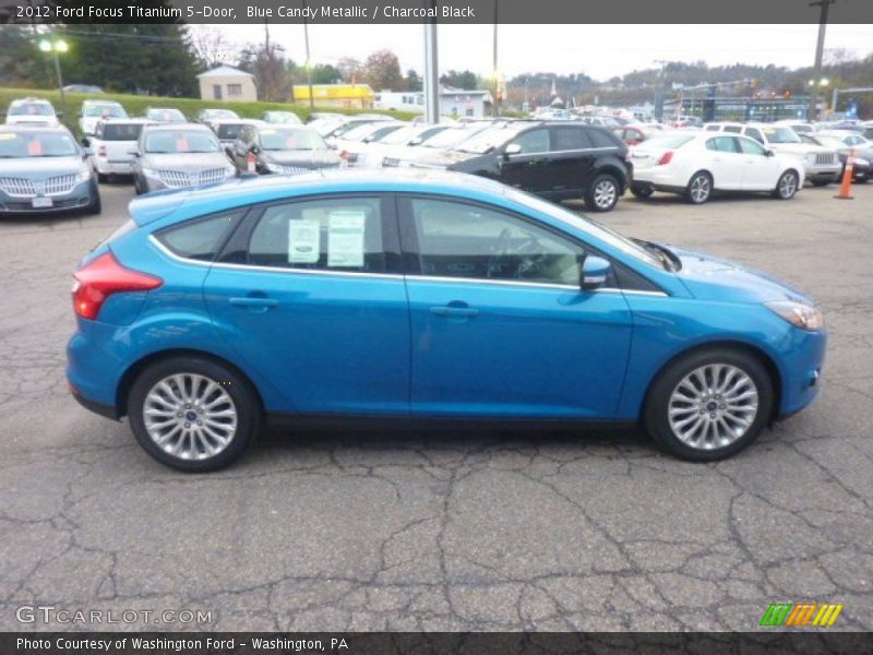  2012 Focus Titanium 5-Door Blue Candy Metallic