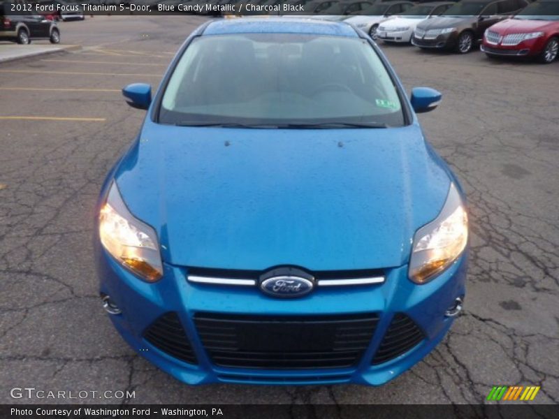  2012 Focus Titanium 5-Door Blue Candy Metallic