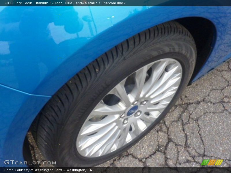 Blue Candy Metallic / Charcoal Black 2012 Ford Focus Titanium 5-Door