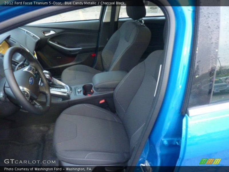  2012 Focus Titanium 5-Door Charcoal Black Interior