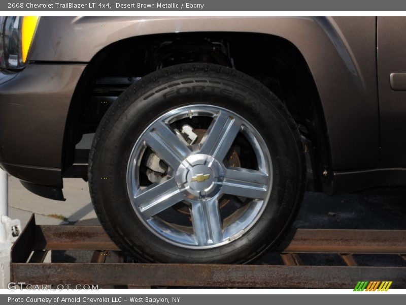 Desert Brown Metallic / Ebony 2008 Chevrolet TrailBlazer LT 4x4