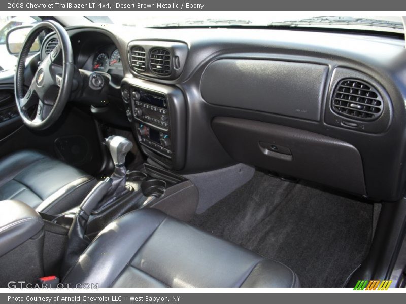 Desert Brown Metallic / Ebony 2008 Chevrolet TrailBlazer LT 4x4