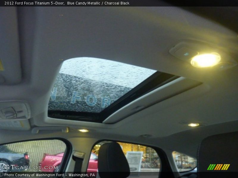 Blue Candy Metallic / Charcoal Black 2012 Ford Focus Titanium 5-Door