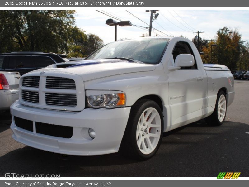 Bright White / Dark Slate Gray 2005 Dodge Ram 1500 SRT-10 Regular Cab