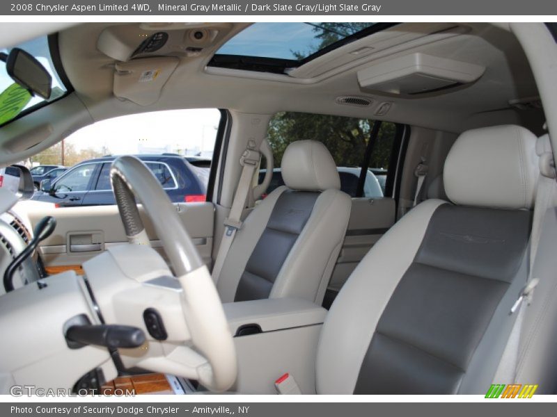 Mineral Gray Metallic / Dark Slate Gray/Light Slate Gray 2008 Chrysler Aspen Limited 4WD