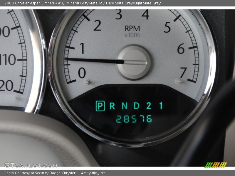 Mineral Gray Metallic / Dark Slate Gray/Light Slate Gray 2008 Chrysler Aspen Limited 4WD