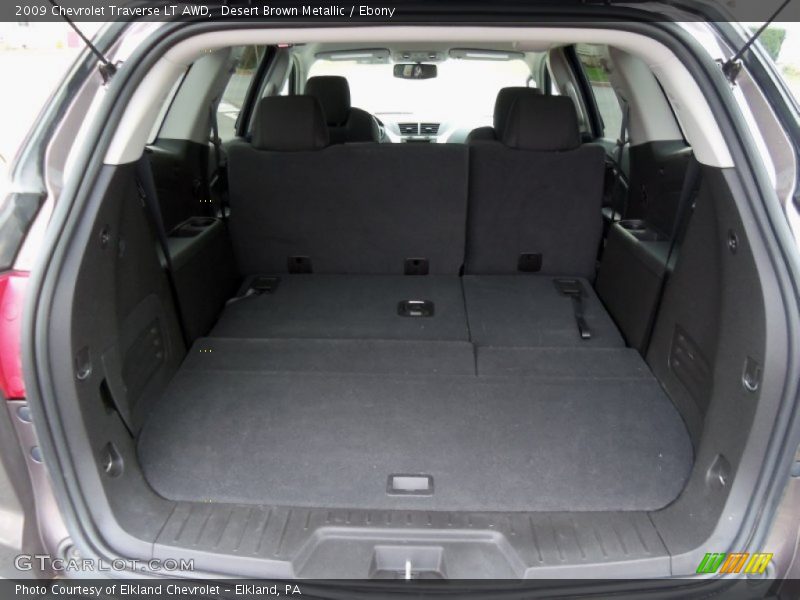 Desert Brown Metallic / Ebony 2009 Chevrolet Traverse LT AWD