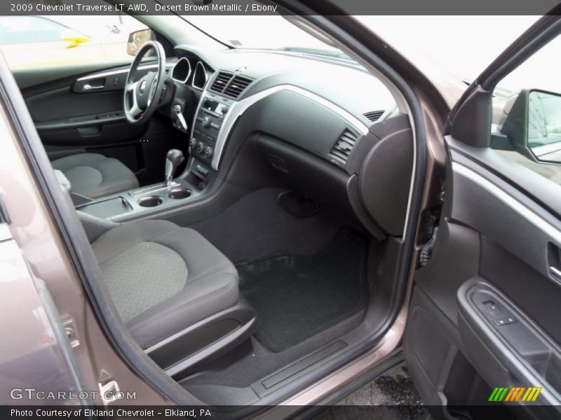 Desert Brown Metallic / Ebony 2009 Chevrolet Traverse LT AWD