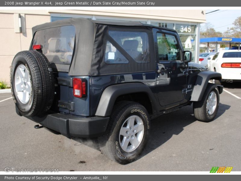 Jeep Green Metallic / Dark Slate Gray/Medium Slate Gray 2008 Jeep Wrangler X 4x4