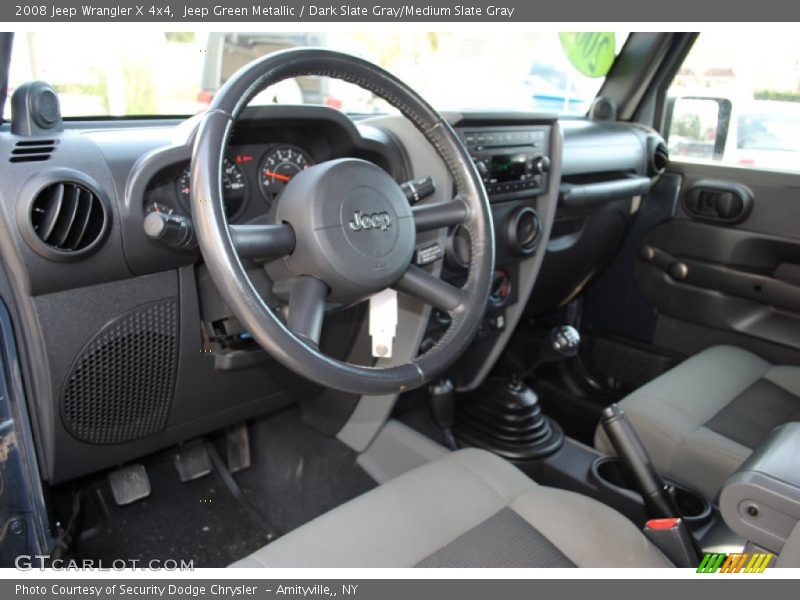 Jeep Green Metallic / Dark Slate Gray/Medium Slate Gray 2008 Jeep Wrangler X 4x4