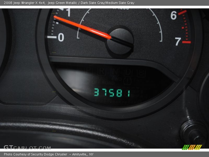 Jeep Green Metallic / Dark Slate Gray/Medium Slate Gray 2008 Jeep Wrangler X 4x4