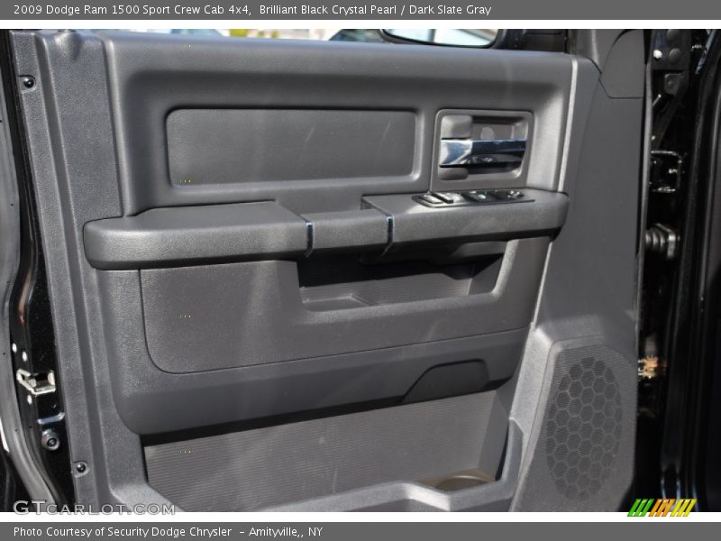 Brilliant Black Crystal Pearl / Dark Slate Gray 2009 Dodge Ram 1500 Sport Crew Cab 4x4