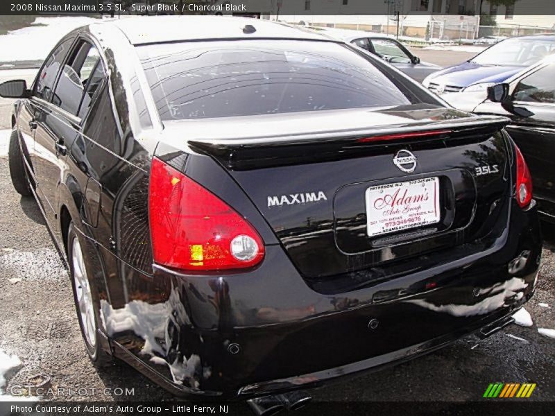 Super Black / Charcoal Black 2008 Nissan Maxima 3.5 SL