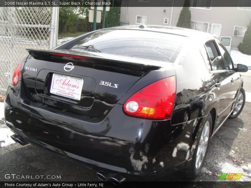 Super Black / Charcoal Black 2008 Nissan Maxima 3.5 SL
