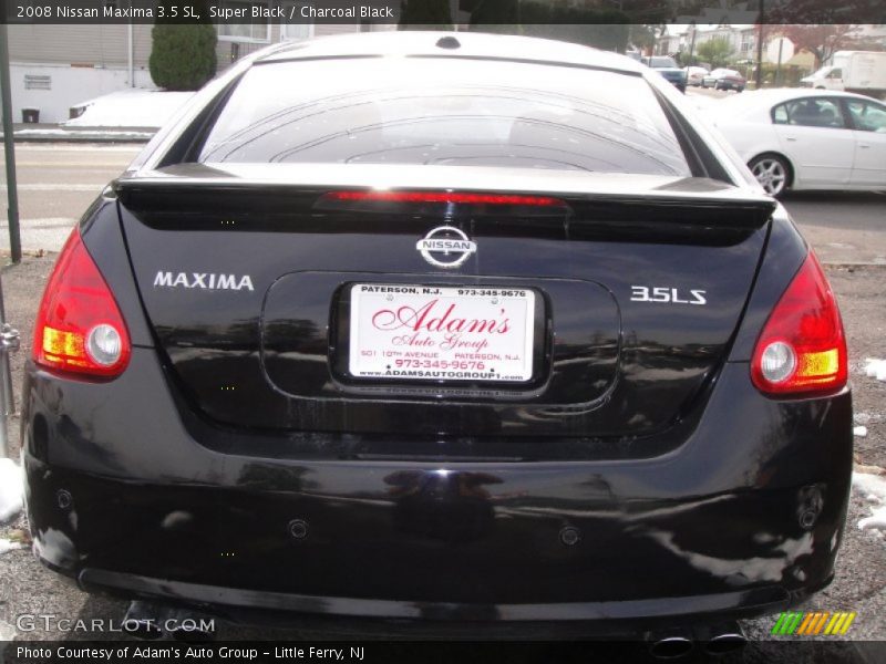 Super Black / Charcoal Black 2008 Nissan Maxima 3.5 SL