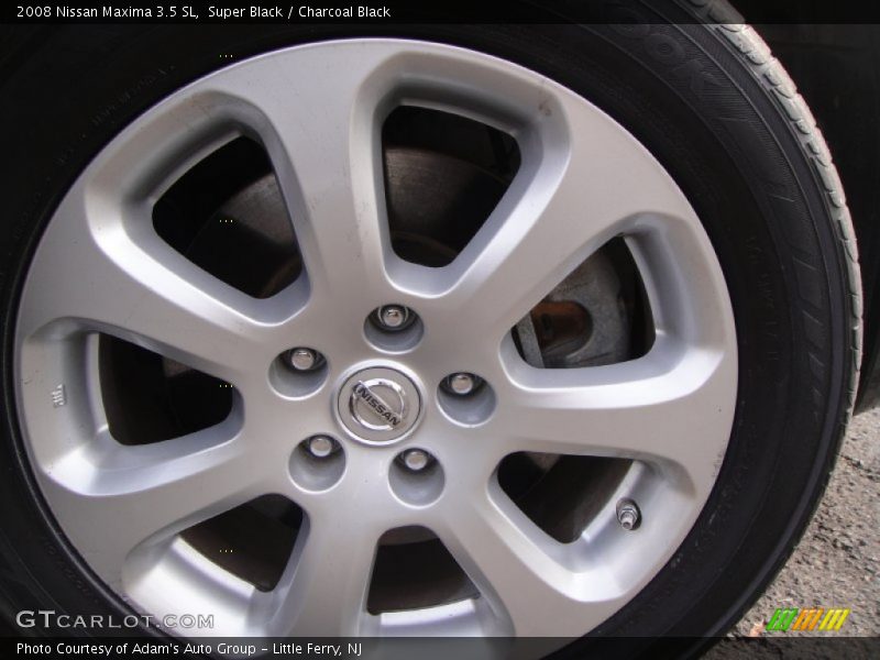 Super Black / Charcoal Black 2008 Nissan Maxima 3.5 SL
