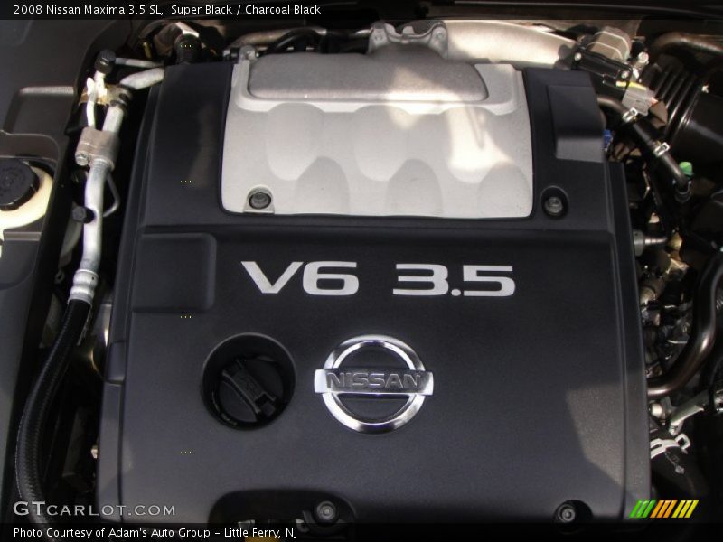 Super Black / Charcoal Black 2008 Nissan Maxima 3.5 SL