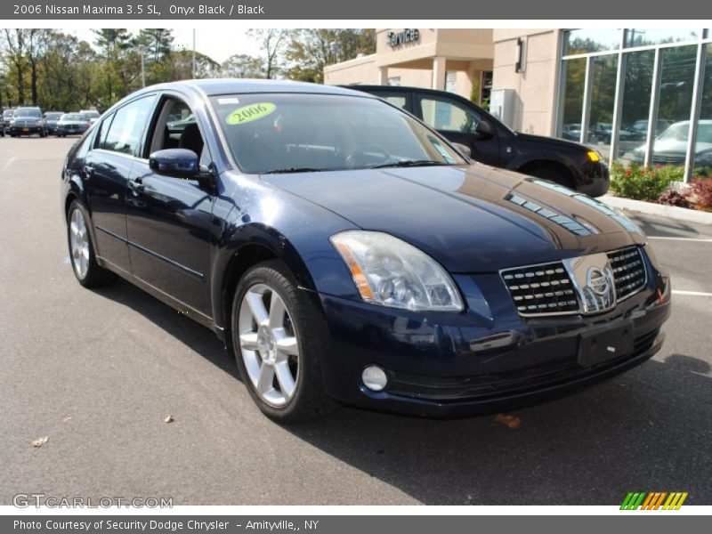 Onyx Black / Black 2006 Nissan Maxima 3.5 SL