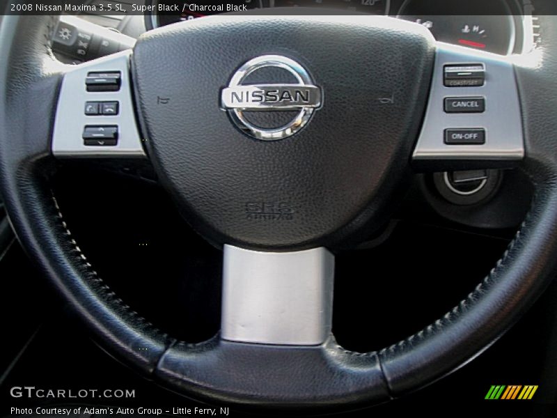 Super Black / Charcoal Black 2008 Nissan Maxima 3.5 SL