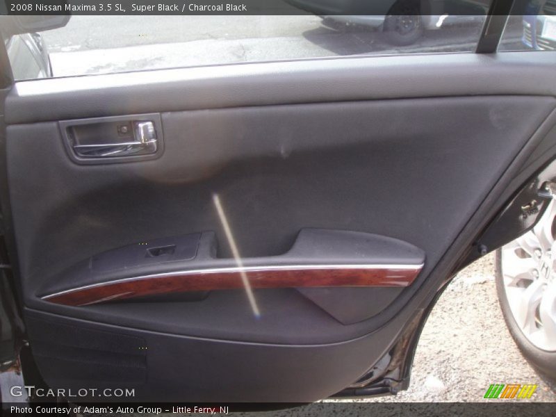 Super Black / Charcoal Black 2008 Nissan Maxima 3.5 SL