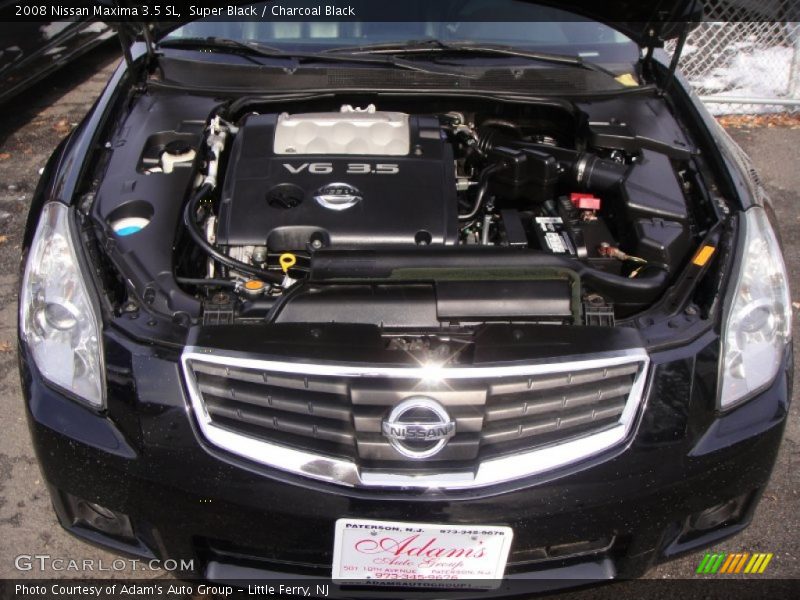 Super Black / Charcoal Black 2008 Nissan Maxima 3.5 SL