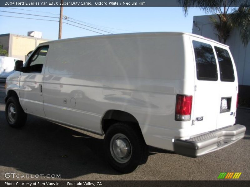 Oxford White / Medium Flint 2004 Ford E Series Van E350 Super Duty Cargo