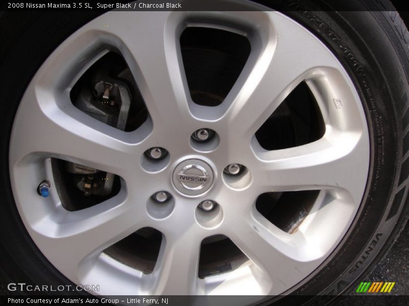 Super Black / Charcoal Black 2008 Nissan Maxima 3.5 SL