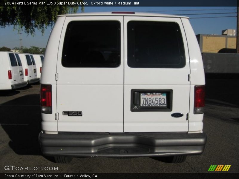 Oxford White / Medium Flint 2004 Ford E Series Van E350 Super Duty Cargo