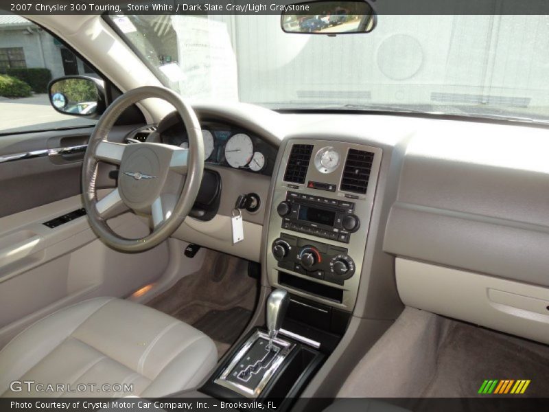 Stone White / Dark Slate Gray/Light Graystone 2007 Chrysler 300 Touring