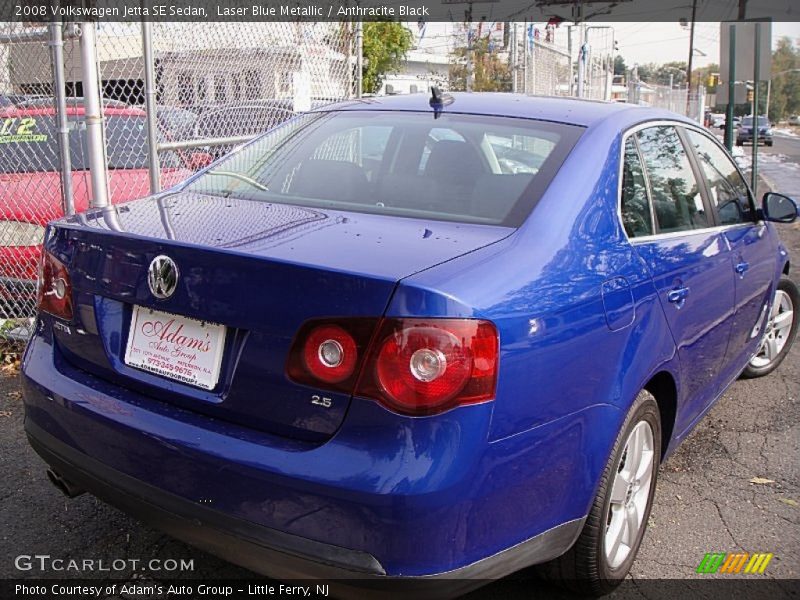 Laser Blue Metallic / Anthracite Black 2008 Volkswagen Jetta SE Sedan