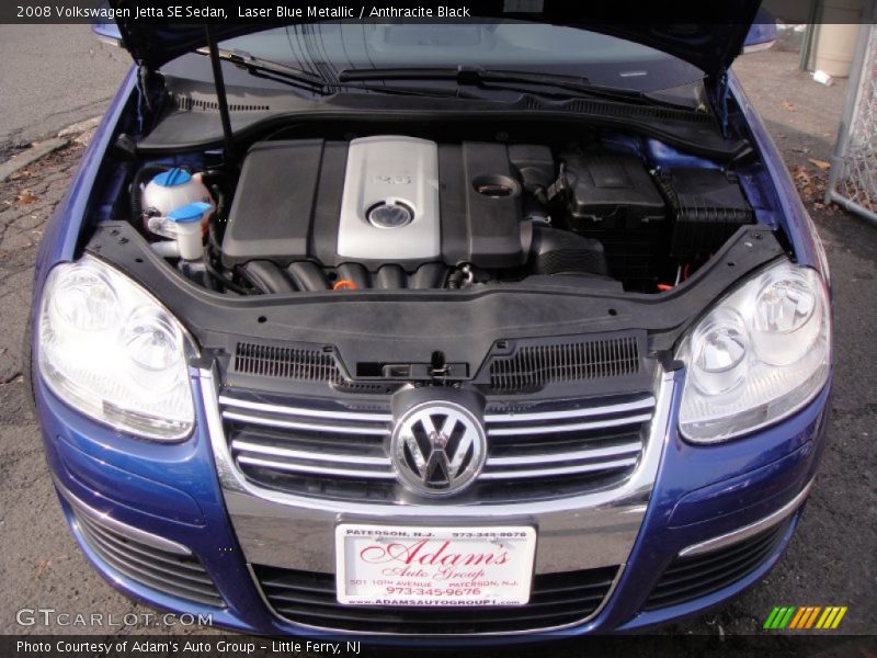 Laser Blue Metallic / Anthracite Black 2008 Volkswagen Jetta SE Sedan