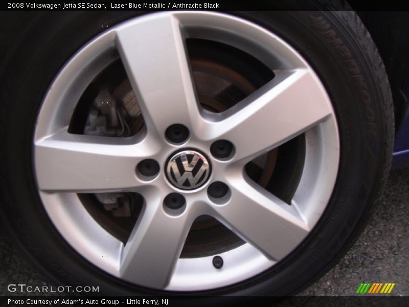 Laser Blue Metallic / Anthracite Black 2008 Volkswagen Jetta SE Sedan