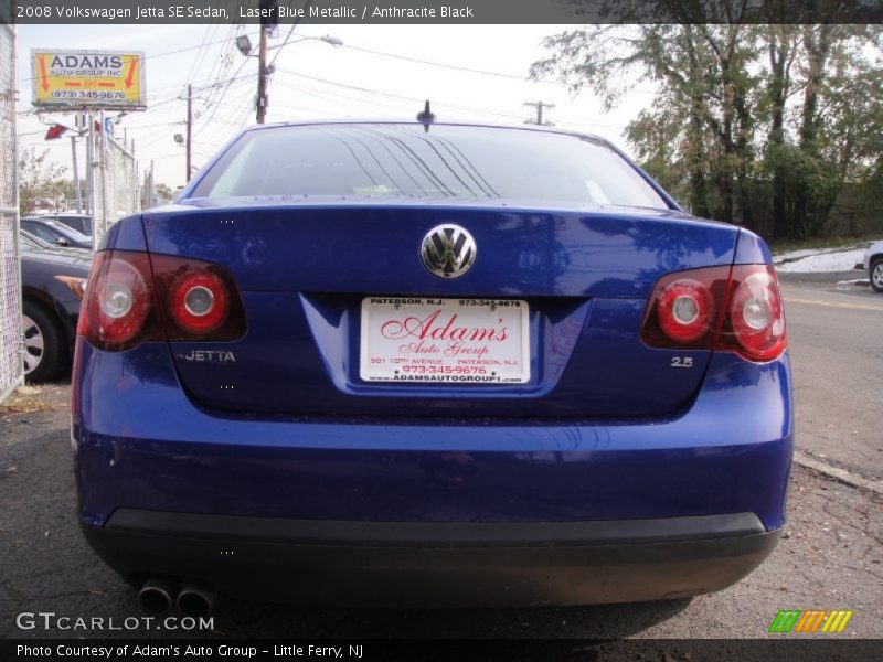 Laser Blue Metallic / Anthracite Black 2008 Volkswagen Jetta SE Sedan